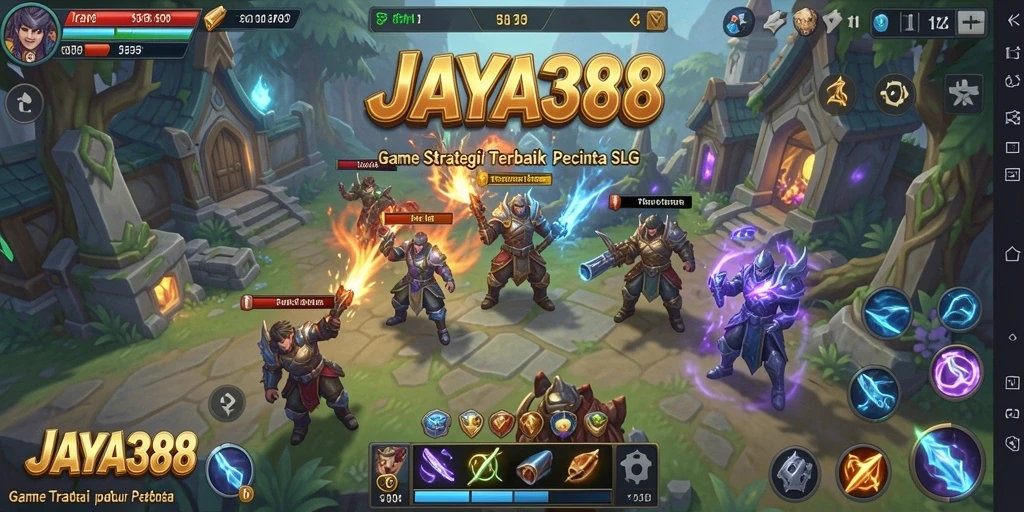 Tampilan utama gameplay SLG yang seru dan menantang di JAYA388.