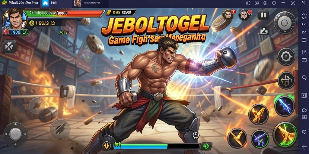 Gameplay menegangkan di arena pertarungan JEBOLTOGEL.