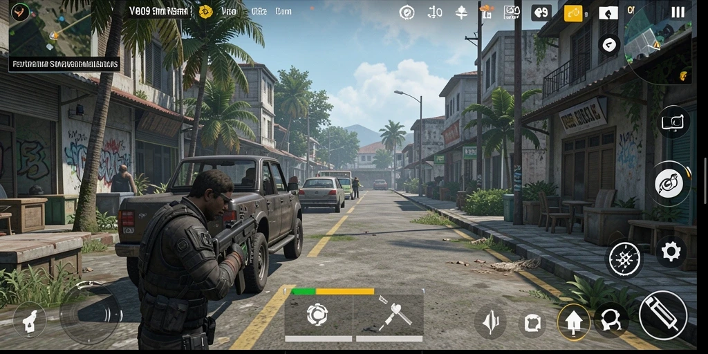 Tangkapan layar V89 menampilkan gameplay simulasi yang menarik dan grafis yang memukau.